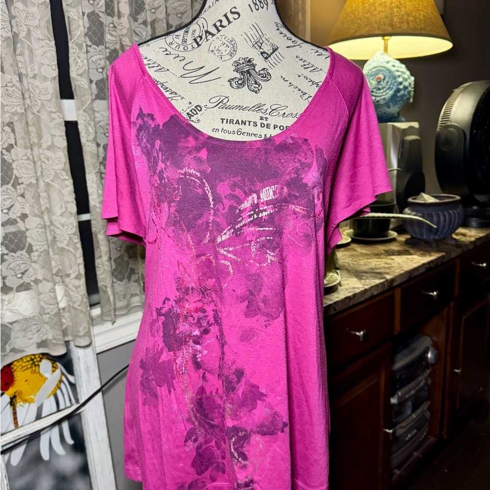 90’s Vintage Belle Du Jour Pink Relaxed Graphic Tee